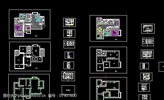 探秘CAD室内设计 平面图素材在平面设计中的创意应用